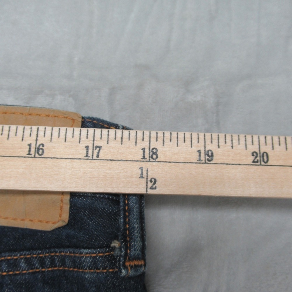 Abercrombie & Fitch Jeans Mens 32x32 Baggy Button Fly Relaxed Classic Y2K Heavy - Picture 13 of 16